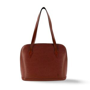 Louis Vuitton Epi Lusac Shoulder Bag Kenya Brown